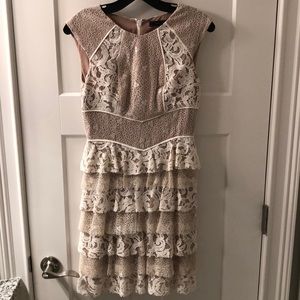 BCBG ruffle dress